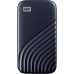Western Digital 500GB My Passport SSD External Portable Drive, Midnight Blue, Up to 1050 MB/s - WDBAGF5000ABL-WESN